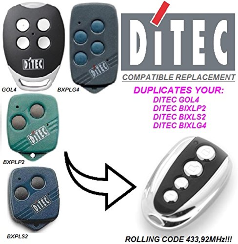 title=Ditec GOL4 Compatibile Telecomando / CLONE, 4-canali 433,92Mhz rolling code