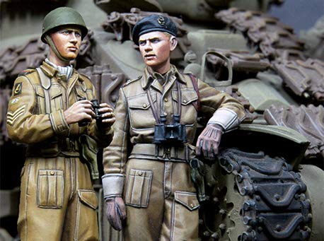 XINGCHANG 1/35 Resin Figure Model Kits WW2 Britische Soldaten Unmontiert unbemalt