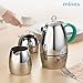 Minos Stainless Steel Creamer Pitcher - 8.5 OZ - Condiment Server - Serving Coffee And Tea On Table