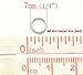 VALYRIA Stainless Steel Silver Split Key Ring Double Loop Jump Ring Diameter 5mm-8mm for Jewelry Making (500pcs, 7x0.7mm)