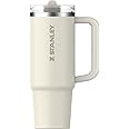 Stanley Quencher ProTour Flip Straw Tumbler with Leakproof Lid 30 oz | Built-In Straw & Handle | Cupholder Compatible for Travel | Insulated Stainless Steel Cup | BPA-Free | Cream