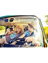 Rexing V1P 2.4 "LCD FHD 1080p 170 grados Gran Angular de doble canal Tablero del tablero Grabador de cámara Coche Dash Cam con cámara trasera, G Sensor, WDR, grabación en bucle