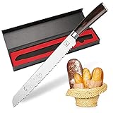 Bread Knife,10-Inch Imarku Pro serrated knife, High Carbon Stainless Steel Cake Knife