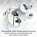 Bluephonic Bluetooth Headphones - Magnetic Wireless Earbuds w/Microphone | Impeccable HD Sound | Sports Running & Gym Workout Noise Cancelling Headset | Fit In Ear Sweatproof Earphones | 8 Hour Play