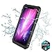 iPhone X Waterproof Case, IMICHaeL Underwater Full Sealed Cover Snowproof Shockproof Dirtproof IP68 Certified Waterproof Case with Built-in Screen Protector for iPhone X 5.8in (Black)