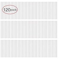 Mini Size Hot Glue Sticks, 120pack, 4" Length and 0.27" Diameter, Compatible with Most Glue Guns (Clear)