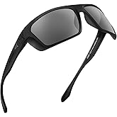 KastKing Huzzah Polarized Sport Sunglasses for Men and Women, Ideal for Driving Fishing Cycling and Running,UV Protection