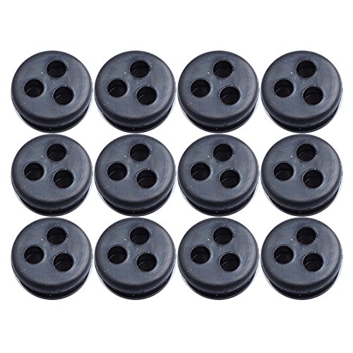 Harbot Pack of 12 13211546730 V137000030 Fuel Line Tube 3-Hole Grommet for Echo PB Series Blower GT SRM Trimmer Brushcutter