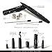5 in 1 Tactical Pen by Peak Pro Gear with Flashlight, Ballpoint Pen, Glass and Window Breaker, Multi tool and Touch Screen Stylus. Cool EDC Self Defense Weapon, Gadget, Survival Tool, Birthday Gift