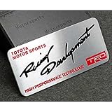Car Styling Accessories C158 Emblem Badge Decal Sticker Racing Motorsport TRD Sport For TOYOTA Camry PRIUS REIZ COROLLA EZ PRODO VENZA HIGHLANDER RAV4