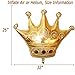 Tellpet Crown Balloons Foil Helium Mylar Balloon, Gold, 2 Pieces