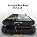 iPhone 7 Case, Dual Layer Heavy Duty Protection Cover, Shock Reduction Bumper Slim Case, Resist Cracking Defender Protective Kit for iPhone 7 (Black)