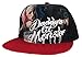 DC Comics Suicide Squad Daddy's Lil Monster Adult Flat Brim Snapback Hat Black/Red