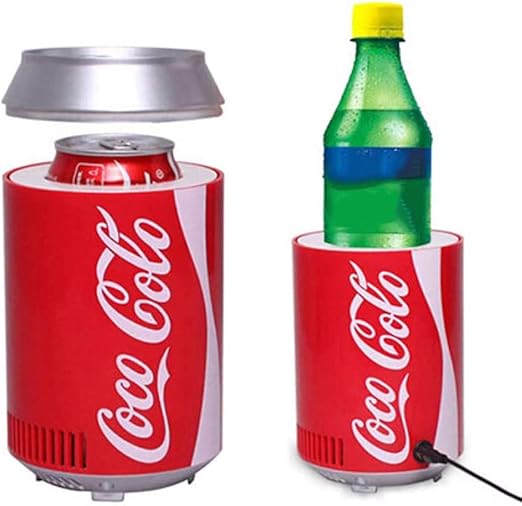 coca cola mini fridge amazon