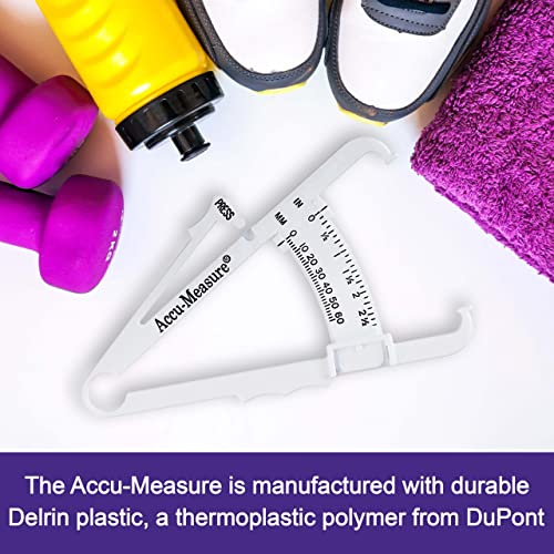 AccuMeasure Body Fat Caliper Handheld BMI Body Fat Measurement