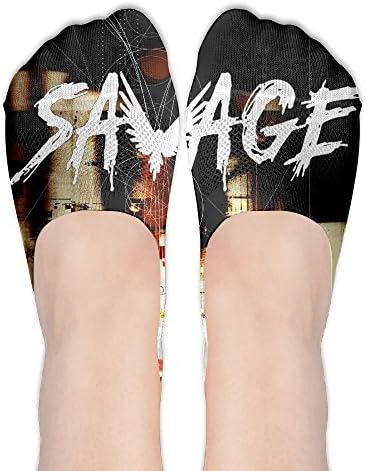 Savage Maverick Logang Polyester Cotton Deodorant Boat Socks Non Slip Socks For Women Girl