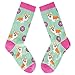 HAPPYPOP Funny Dog Gifts Dog Mom Gifts Cute Dog Socks, Novelty Corgi Gifts for Corgi Lovers Corgi Socks Women Donut Socks