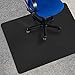 Office Marshal Black Office Chair Mat - 36