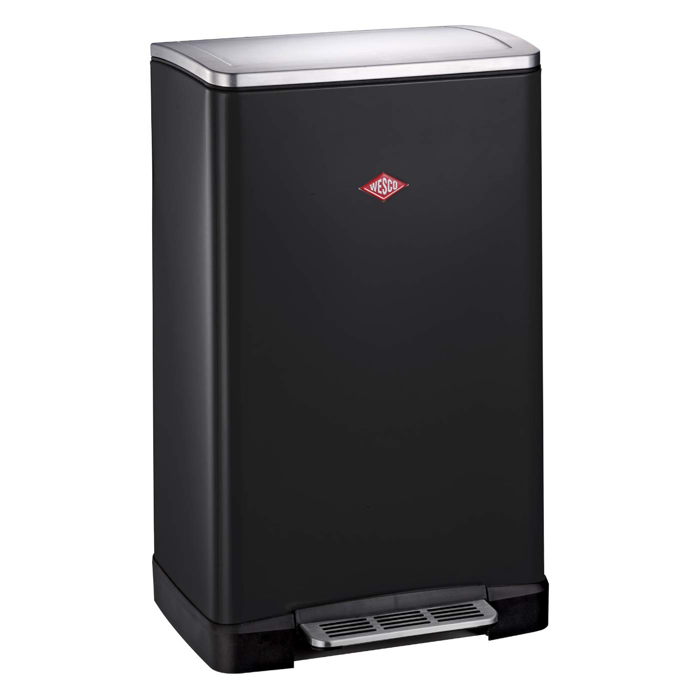 Wesco Big Double Boy Waste Bin 41 x 35 x 65 cm โ 2 x 18 L Black โ image 1
