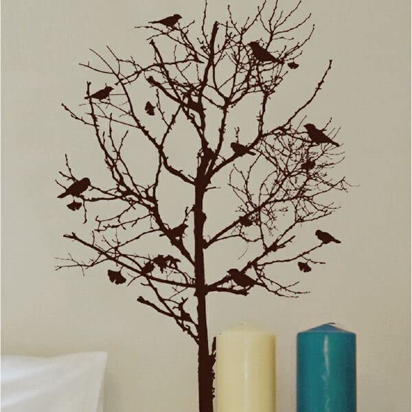 Die Cuts With View Birds in Tree Wall Art,