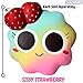 Original Squishies by Squshums , Slow Rising Fruit Scented Jumbo Squishys : 1 Squishy Toy Per Blind Bag : Get a Unicorn, Airplane, Heart Cat, Strawberry Cake OR Elephant Toys : FREE Carrying Case!