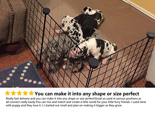 Tespo Pet Playpen for Small Animals (43 Panels) - Thumbnail 4