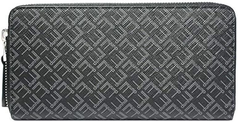 Amazon ダンヒル Dunhill 長財布 ファスナー式小銭入れ シグネチャー ジップ コートウォレット シグネチャーコレクション Du21r2180lt001 ブラック 並行輸入品 Dunhill ダンヒル 財布