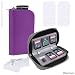 Memory Card Case - 2 Pack - Fits up to 22x SD, SDHC, Micro SD, Mini SD and 4X CF - Holder with 22 Slots (8 Pages) - for Storage and Travel - Microfiber Cleaning Cloth and Labels Included primary