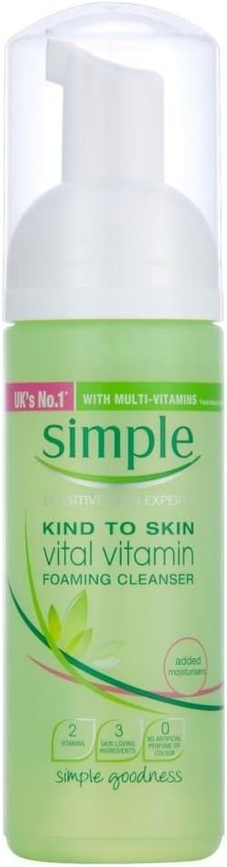 simple kind to skin vital vitamin foaming cleanser