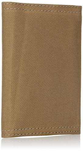 Timberland Men's Nylon Trifold Wallet, Khaki, One Size