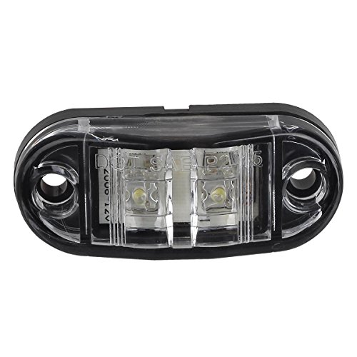 image for Partsam 2X Trailer Truck Surface Mount LED Oval 2.5