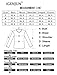 iGENJUN Women's Long Sleeve V-Neck Casual Loose T-Shirt Dress