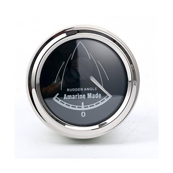 Amarine-made-Rudder-Angle-Indicator-Gauge-Dc-12v24v-52mm-Stainless-Steel-for-Car-Boat