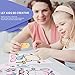 24 Make A Unicorn Stickers for Kids - Unicorn Theme Birthday Party Favors | 5.9 x 8.3 inches, 4 Styles | Fun Craft Project Unicorn Party Supplies for Children 3+