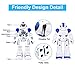 RC Robot for Kids, Remote Control Robot Toys with LED Lights, Infrared Control Programmable Singing Dancing Gesture Sensing Smart Robot Kit, Gifts for Boys Girls Toddlersthumb 3