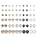 FUNRUN JEWELRY 30 Pairs Multiple Stud Earrings for Women Men Pearl Crystal Ball Piercing Earrings Set