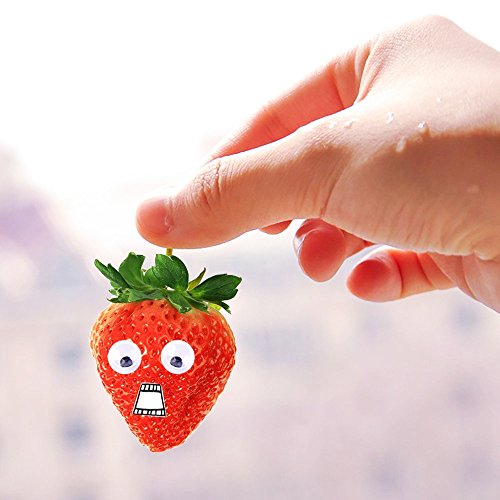 DECORA 1 Box 6mm/7mm/8mm/10mm/12mm/15mm/18mm Mixed Wiggle Googly Toy Eyes with Self Adhesive
