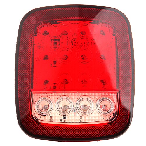 CCIYU 2 Pack 76-06 Wrangler CJ YJ TJ LED Tall Lights Jeep TraIler Rubicon Off Road