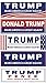 Trump For President Donald Bumper Stickers - Variety 10 Pack (2016 Designs)
