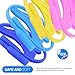 Douper Anti-Slip Eyeglass Strap & Ear Lock Hook Kit for Kids Toddlers Soft Silica Gel Material (4 Random Colors)