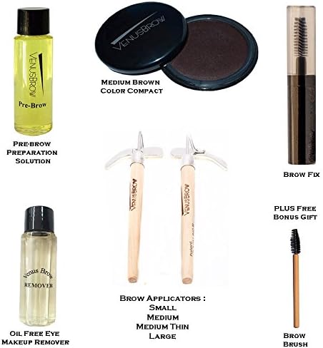 VenusBrow® Eyebrow Enhancer Kit (Small Brow) - Medium Brown