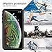 ORDTBY iPhone Xs Max Waterproof Case, Underwater Full Sealed IP68 Certified Cover Waterproof Snowproof Shockproof and Dustproof with Built-in Screen Protector for iPhone Xs Max (Clear)