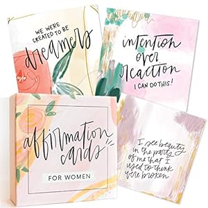 Affirmation Cards for Women: Beautifully Illustrated Inspirational Cards with Positive Affirmations to Help with…