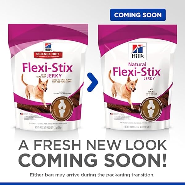 HILL’S NATURAL FLEXI-STIX DOG TREATS, BEEF JERKY, 7.1 OZ. BAG