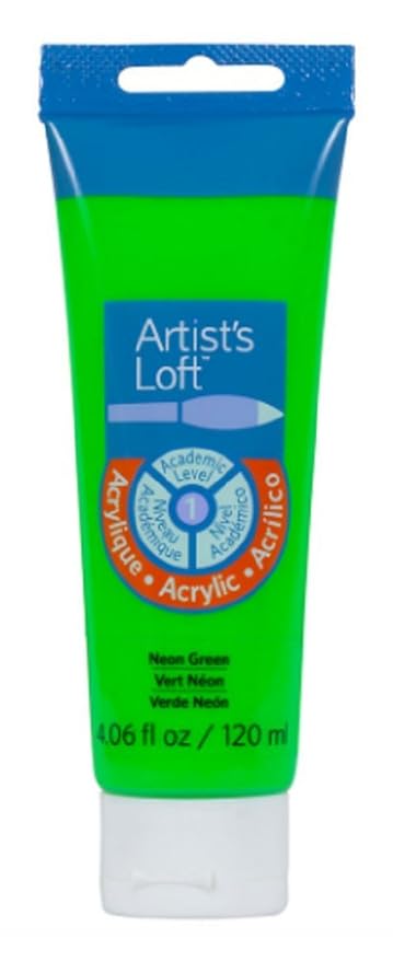 Amazon.com: Artist's Loft Acrylic Paint, 4 oz (Neon Green)