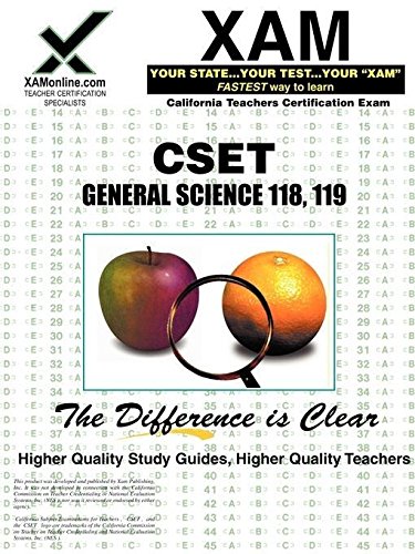 Download CSET General Science 118, 119 (XAM CST (Paperback))