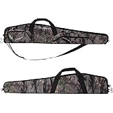 Waxaya 40/44/48/52 Inch Scoped Rifle Case Soft Shotgun Carrying Bag with Accessory Zipper Pockets
