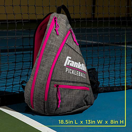 Franklin Sports Pickleball Bag Men's and Women's Pickleball Backpack Adjustable Sling Bag