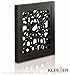 Kleeger Freestanding Folding Indoor Safety Wooden Pet Gate For Home Or Office [ Die-Cut Giraffe Pattern Design ]. No Tools Required, Easy To Set Up