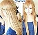ATOZWIG@New Arrival 80cm Long Pale Gold Brown Cosplay Wig